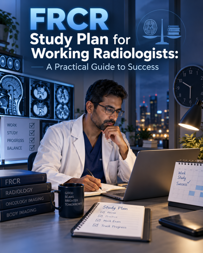 FRCR Study Plan for Working Radiologists